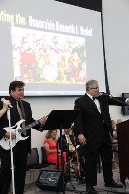 Sean M. Foldenauer performing in U.S. District Court with Judge Kenneth Medel.