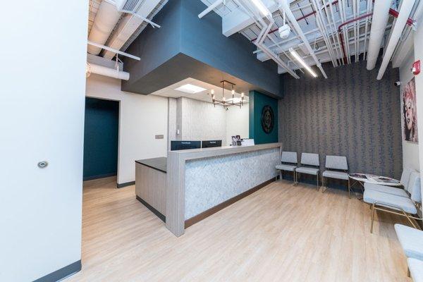 MD Aesthetics and Dermatology: Dr. Martinez-Diaz patient waiting area