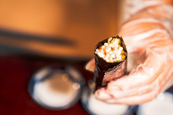 Fresh Sushi Handroll (part of the Omakase Experience)