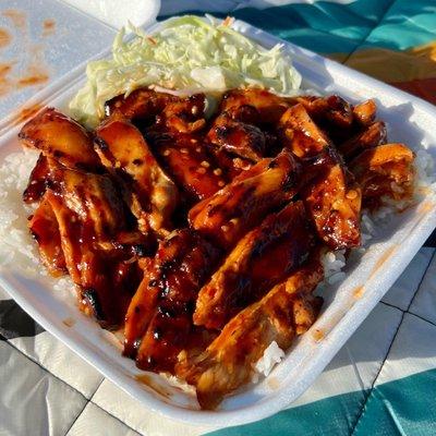 Spicy chicken teriyaki