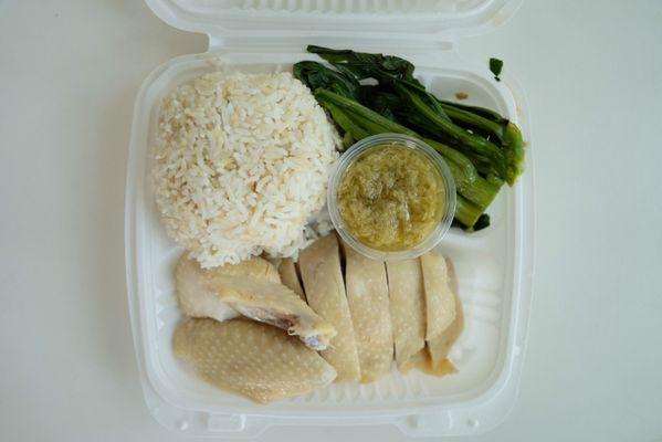 Halnan chicken rice plate