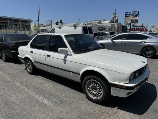 1991 BMW 318i Llumar irx 35 all around