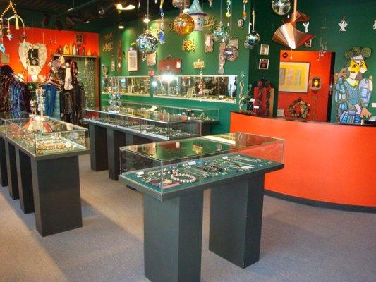 Come and see all the wonderful handcrafted jewelry and art objects Atypic Gallery has to offer!