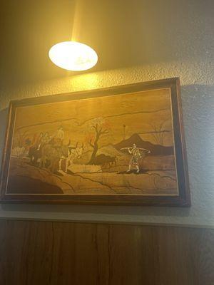 Art in the restaurant