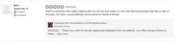 More reviews yelp refuses to show on our page.