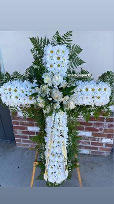 Funeral sympathy cross