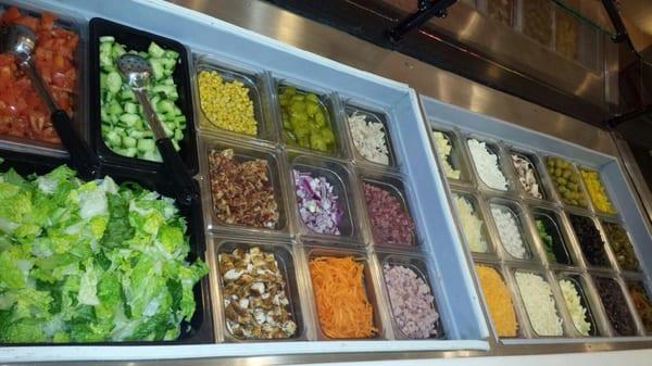 Fresh Salad Bar!!