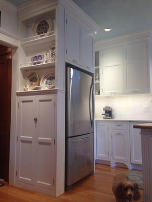 Tom did a wonderful job on our kitchen cabinets 3 years ago. I highly recommend his company. 
 C. M.