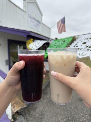 Jamaica and Horchata