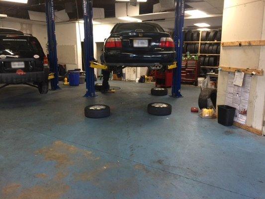 Honda Accord Tire Replacement in Richmond Virginia.