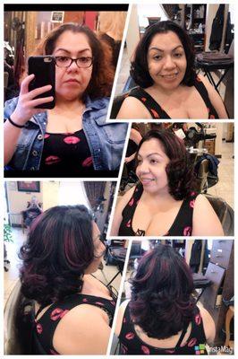 Love being able to give my clients what they want. Beautiful  Hair by: JoAnn Diaz-Orosco 661-236-8090