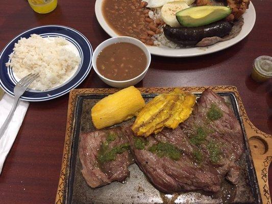 #14 Churrasco platter: seasoned and cooked perfect!