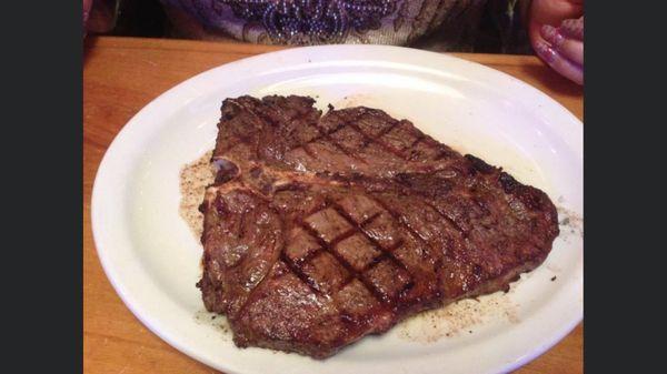 This is a Ribeye steak, at longhorn steakhouse in Temple Tex. That thing posted is god knows what.