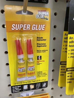 $1 for Super Glue