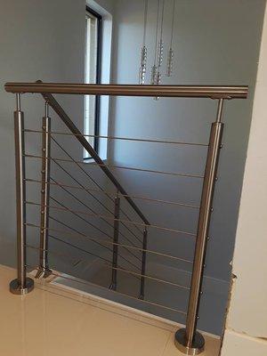 Railing with Cable and stainless steel fabricate and install by us