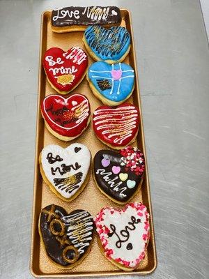 Valentine's donuts