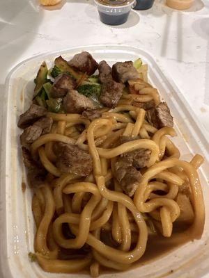 Hibachi Steak Yaki Udon