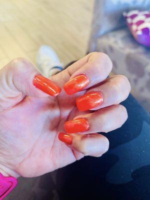 Love this orange color for fall!