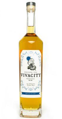 Vivacity Spirits Traditional Rum Oregon's Bourbon Barrel Aged Rum