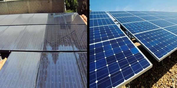 San Diego Solar Panel Cleaners, North County. Get the most energy efficiency from your solar panels. Best low waste solar panel cleaning!