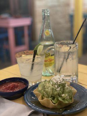 Ranch water Margarita  Guacamole  Chips & Salsa