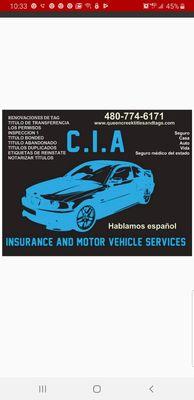 CIA insurance and 3rd party mvs