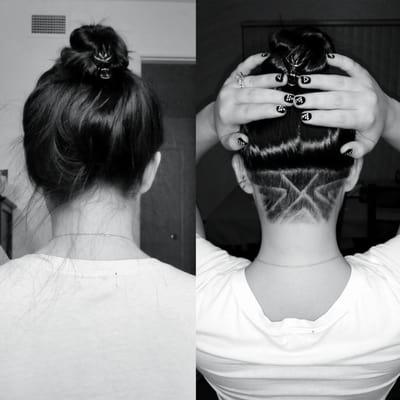 Undershave and design by Holly. Super stoked =)