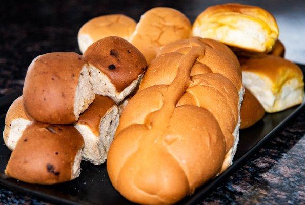 Freshest, largest loaf of bread  on the Avenue