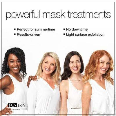 PCA Skin has some of my favorite skin care treatments, come in and try a facial!