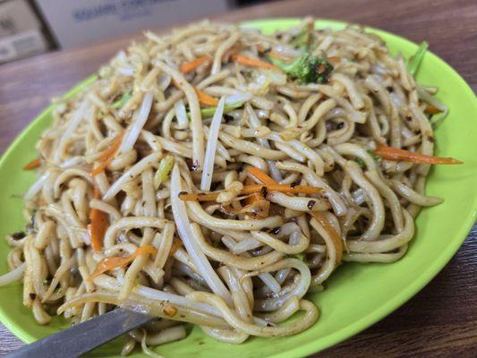 Stir fry vegetables noodles