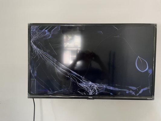 My TV is unusable! Appears to have been dropped. Was never informed of this.