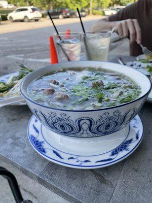 Sliced Rare Beef Pho