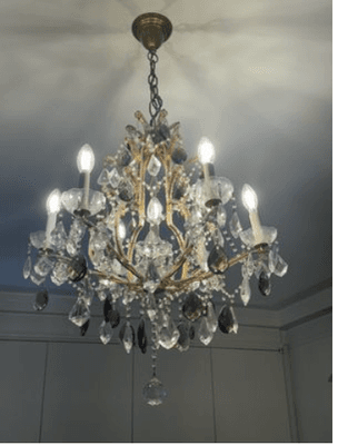 Master Bedroom Chandelier Install for Client on W72 & Central Park West