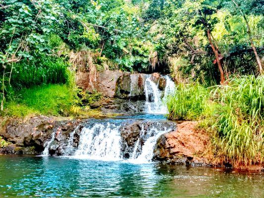 A stop at the waterfalls! :D