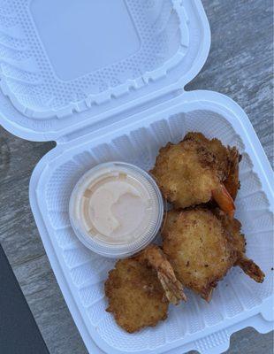 Fried Shrimps ( with YUMYUM Sauce )