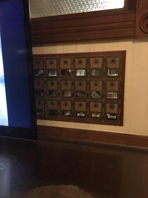 Mail slots from the old days