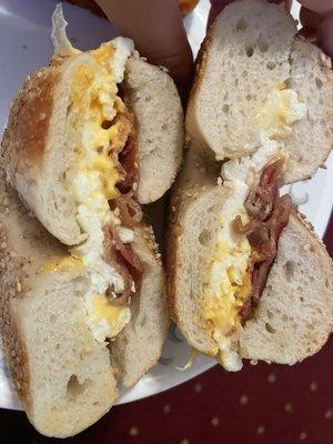 Bacon, egg, and cheese