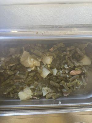 String beans and potatoes and union