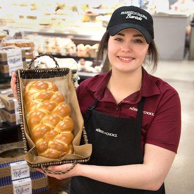 Fresh-baked bread