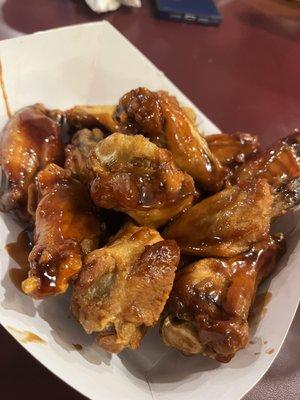 Garlic soy wings