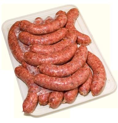 We hand-craft our sausages and offer over 50 different varieties.