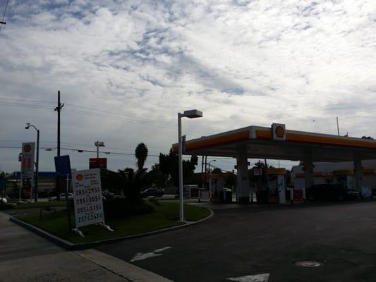 Shell Gas on Brookhurst and Orangethorpe.