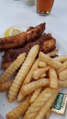 2 piece cod with fries