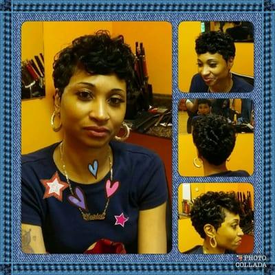 Pixie Cut & Curl