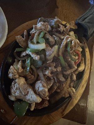 Chicken fajitas