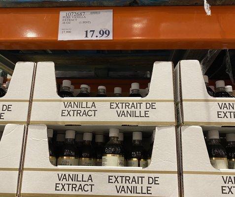 Look--you no longer have to mortgage your house to buy vanilla. 04.01.21