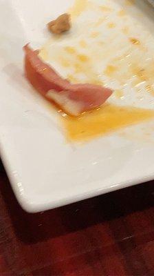 Food was alright but I found a hair in my food