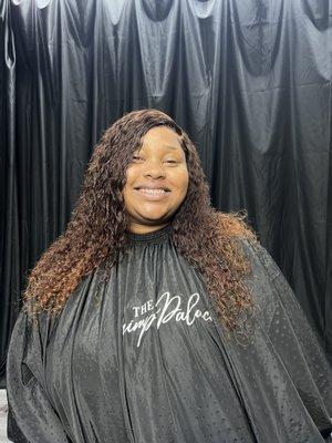 Custom Colored Deep Curly Closure Wig from Stay Primpy