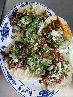 Tacos de asada & birria