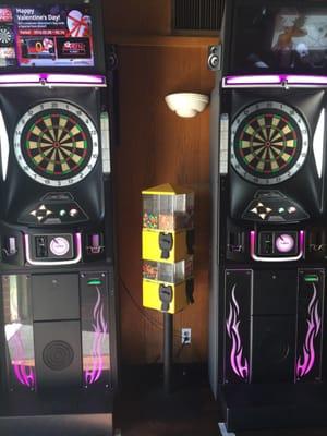 Interactive dart boards. Play with people all over the world.